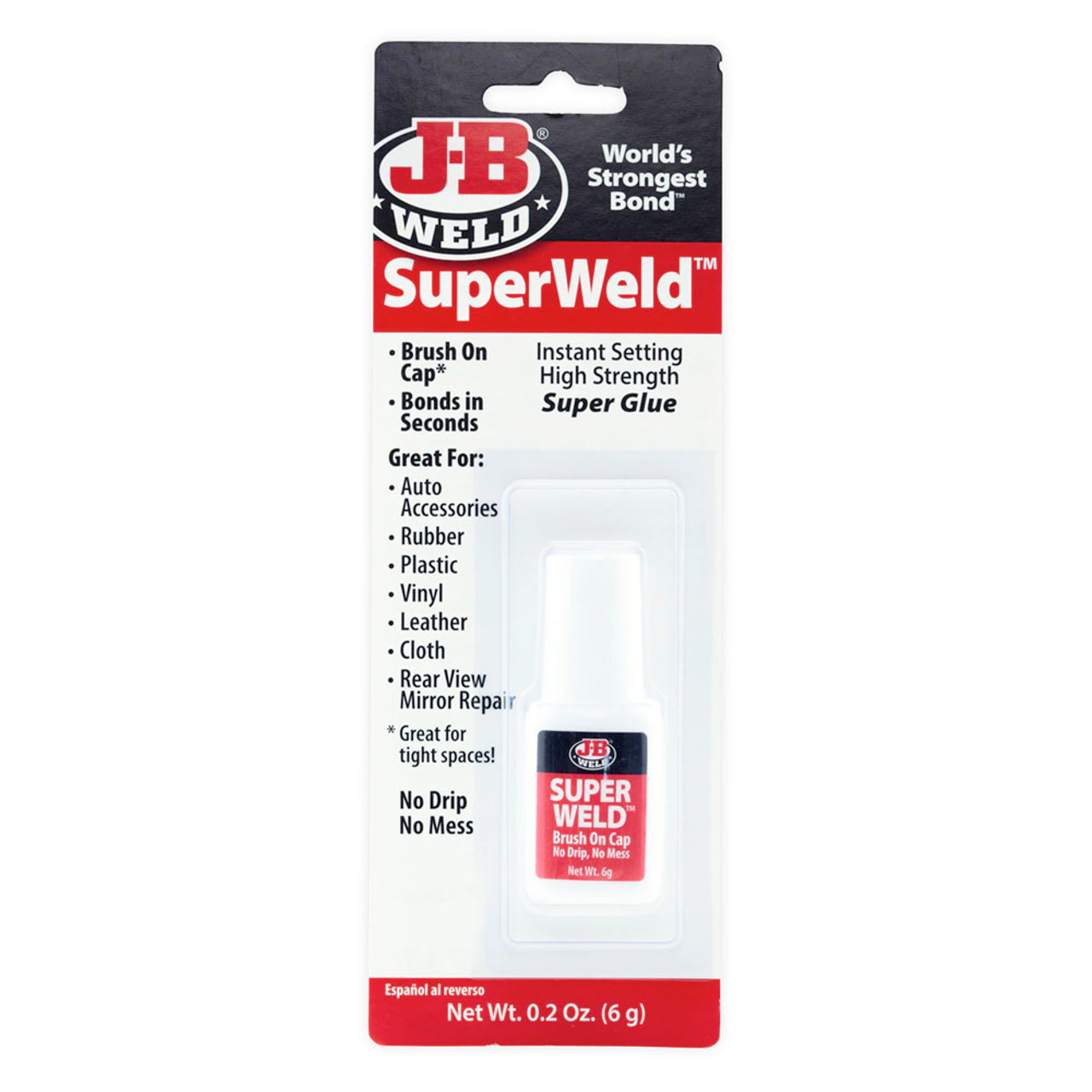 JB Weld SuperWeld Metal Adhesive for Bar Rail Tubing - .2 oz